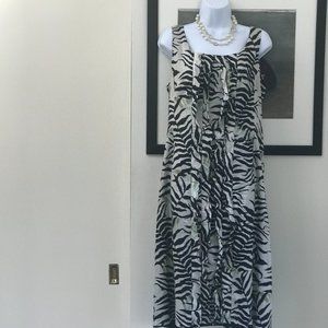 Max Mara silk dress size 12. Made in Italy,  sexy design , original fabric.